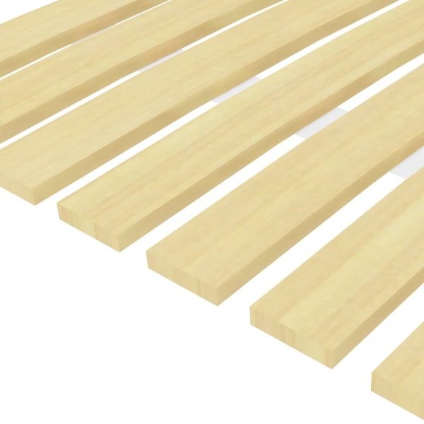 vidaXL Ribbotten med 24 ribbor 80x200 cm Brun