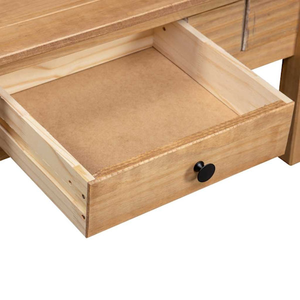 vidaXL Soffbord 100x60x45 cm massiv furu panama Brun