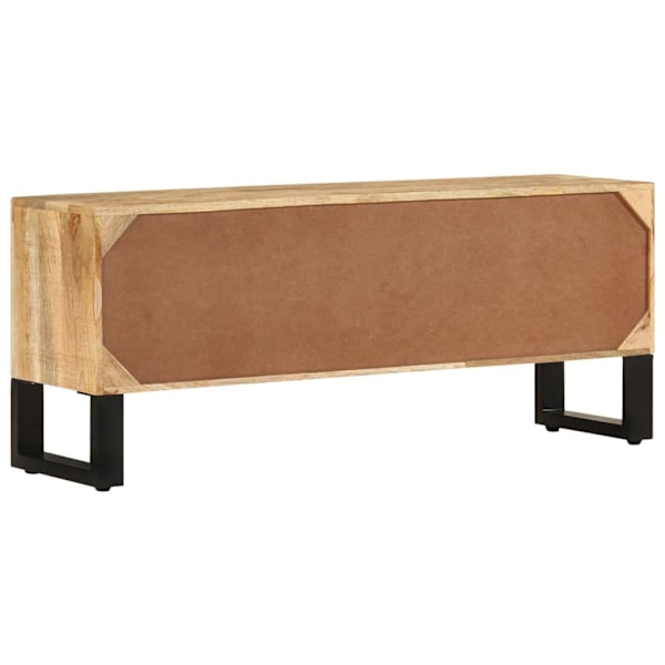 vidaXL TV-bänk 110x30x45 cm grovt mangoträ Brun