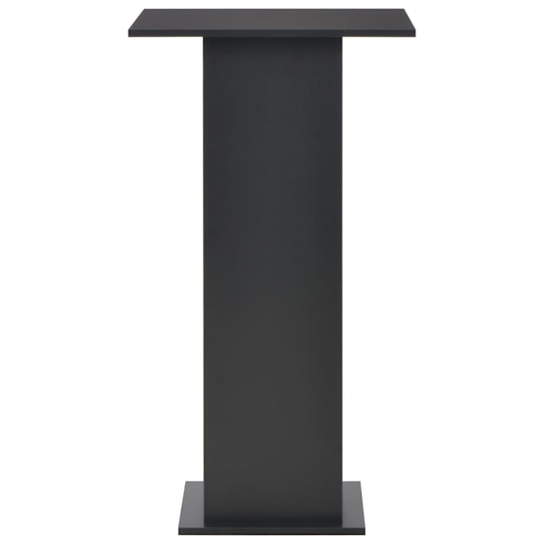 vidaXL Barbord svart 60x60x110 cm Svart