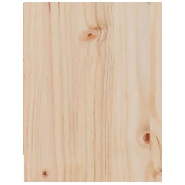 vidaXL Sängbord 40x30,5x40 cm massiv furu Brun