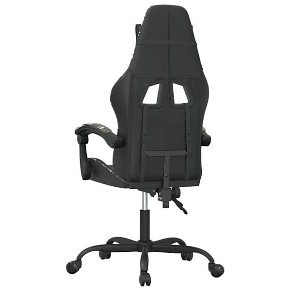vidaXL Gamingstol svart och kamouflage konstläder Flerfärgsdesign