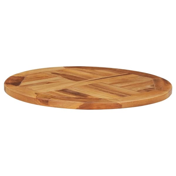vidaXL Snurrbricka massiv teak Brun