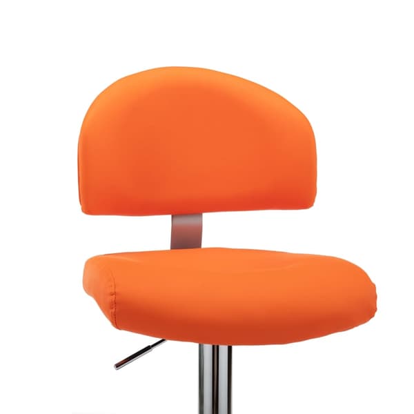 vidaXL Barstol orange konstläder Orange