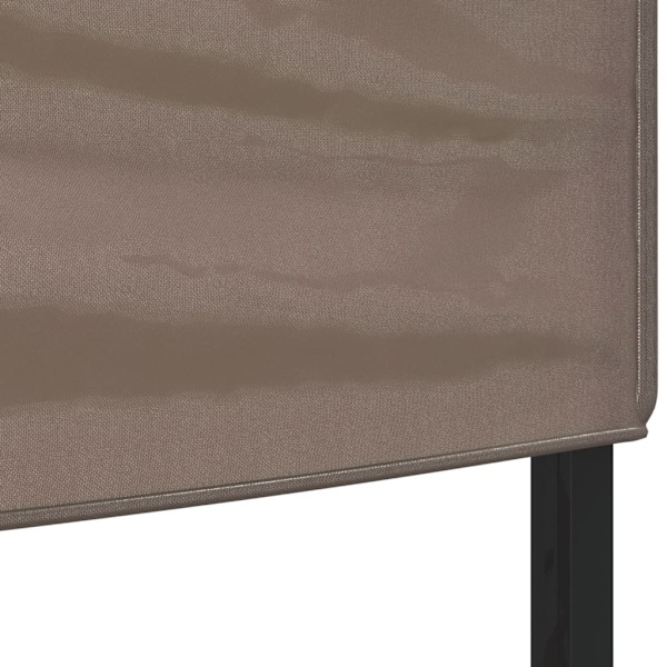 vidaXL Hopfällbart partytält taupe 2x2 m Taupe