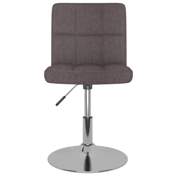 vidaXL Snurrbara matstolar 4 st taupe tyg Taupe