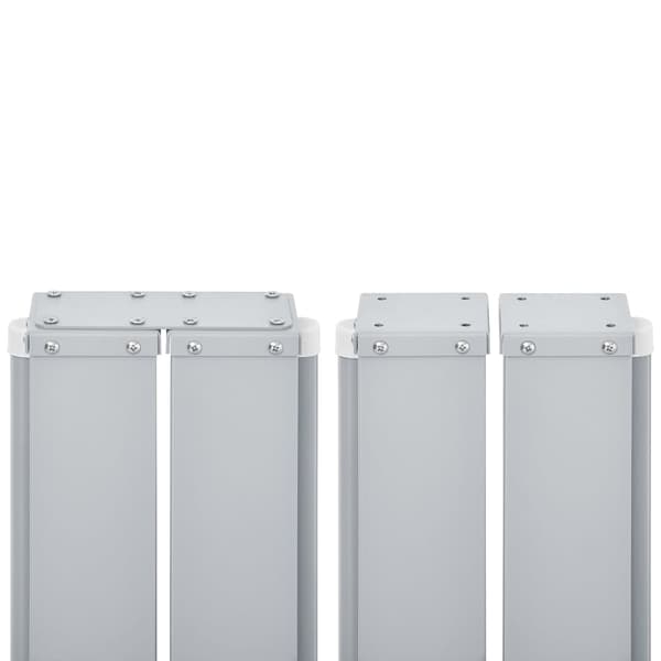 vidaXL Infällbar sidomarkis brun 100x600 cm Brun