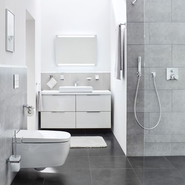 Kleine Wolke Handduksstång Meo silver Silver