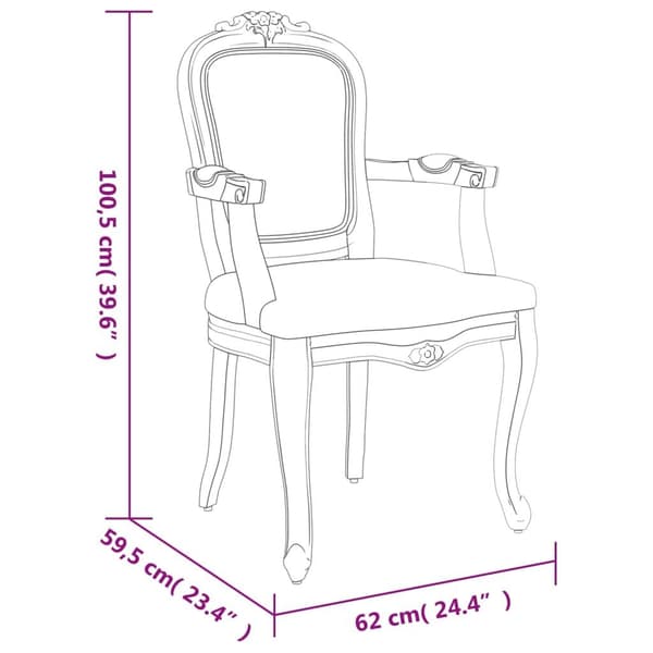 vidaXL Matstol 2 st blå 62x59,5x100,5 cm sammet Blå