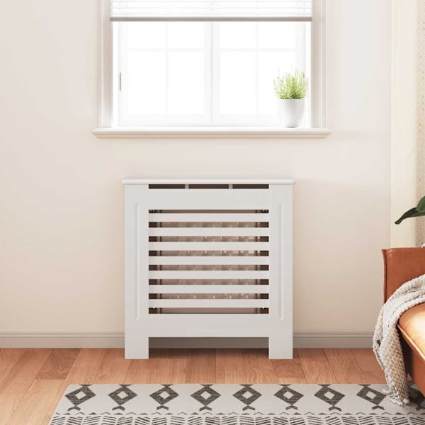 vidaXL Elementskydd MDF vit 78 cm Vit
