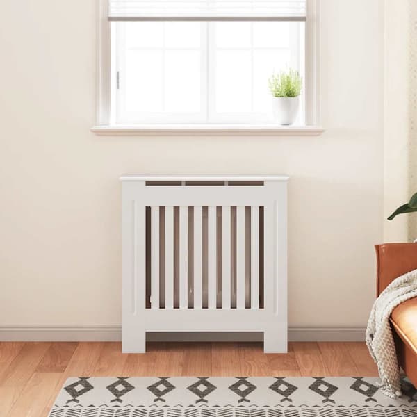 vidaXL Elementskydd MDF vit 78 cm Vit