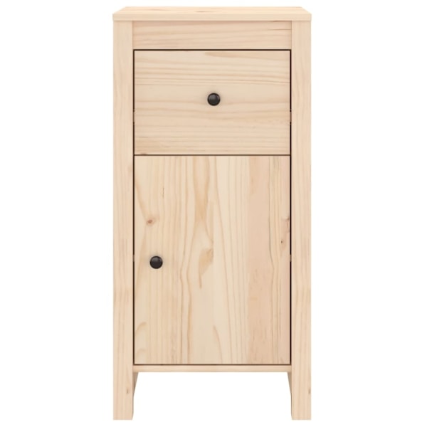 vidaXL Skåp 40x35x80 cm massiv furu Brun