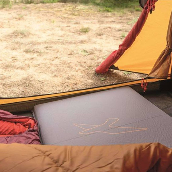 Easy Camp Luftmadrass Siesta enkel 10 cm grå grå