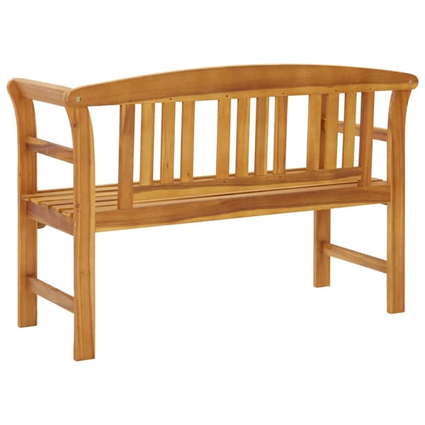 vidaXL Rosabänk 1 -sitsig 114 cm Solid acacia wood Natural Brun