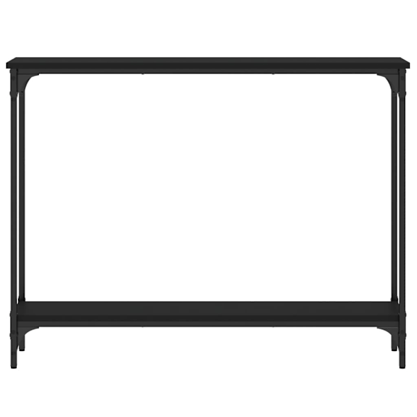 vidaXL Konsolbord svart 100x22,5x75 cm konstruerat trä Svart