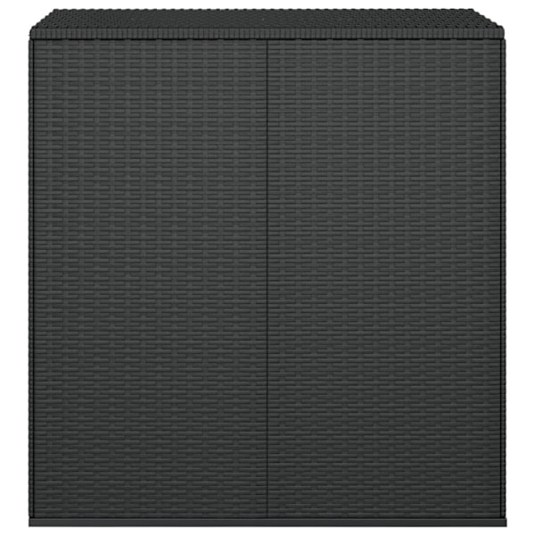 vidaXL Dynbox PE-rotting 100x49x103,5 cm svart Svart