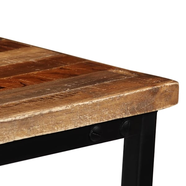 vidaXL Konsolbord massivt återvunnet teakträ 90x30x76 cm Brun