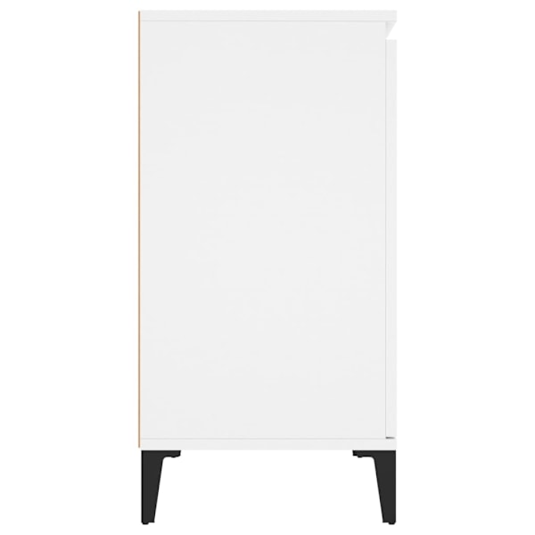 vidaXL Skänk vit 104x35x70 cm konstruerat trä Vit