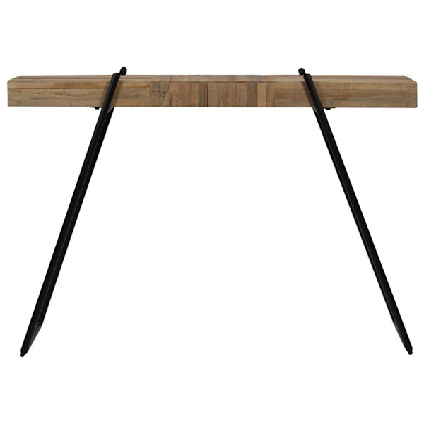vidaXL Konsolbord återvunnen teak 120x35x81 cm Brun