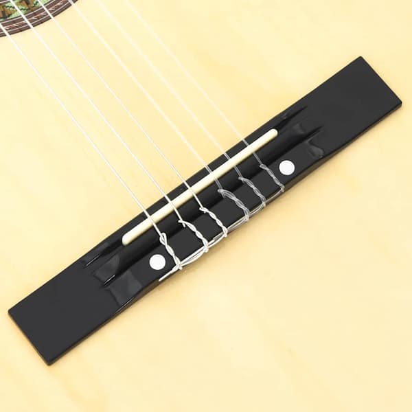 vidaXL Gitarr för nybörjare klassisk 4/4 39" amerikansk lind Brun