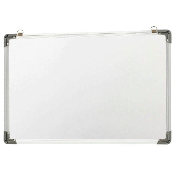 vidaXL Magnetisk whiteboard vit 50x35 cm stål Vit