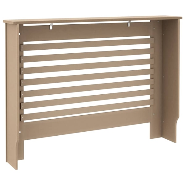 vidaXL Elementskydd 112x19x81,5 cm MDF Brun