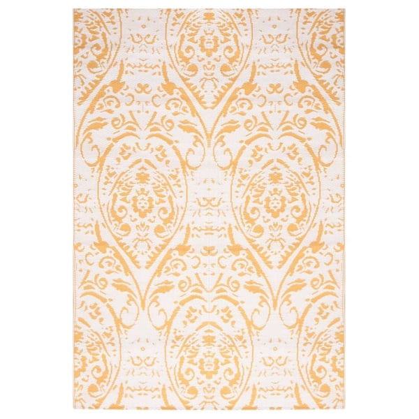 vidaXL Utomhusmatta ARAKIL Gul 140x200 cm PP Gul