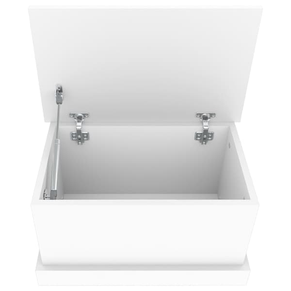 vidaXL Förvaringslåda vit 50x30x28 cm konstruerat trä Vit
