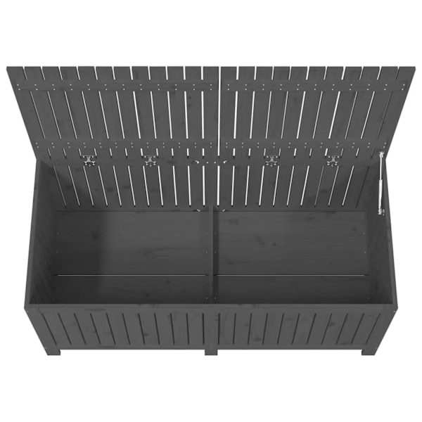 vidaXL Dynbox grå 147x68x64 cm massiv furu Grå