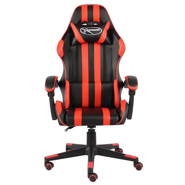 vidaXL Gamingstol svart och röd konstläder Röd