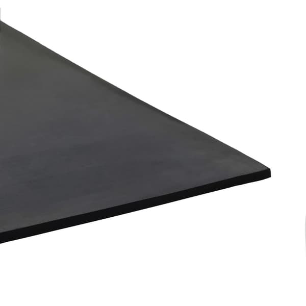 vidaXL Halkfri matta 1,2x2 m 4 mm jämn Svart