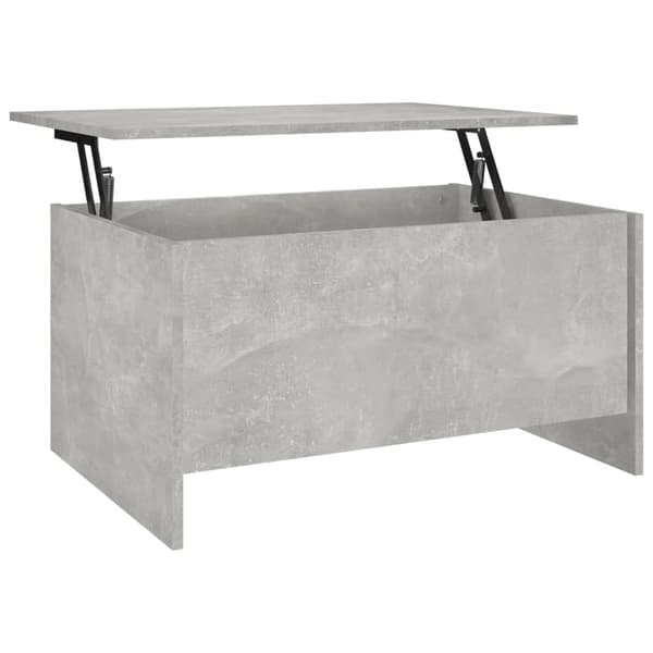 vidaXL Soffbord betonggrå 80x55,5x41,5 cm konstruerat trä Grå