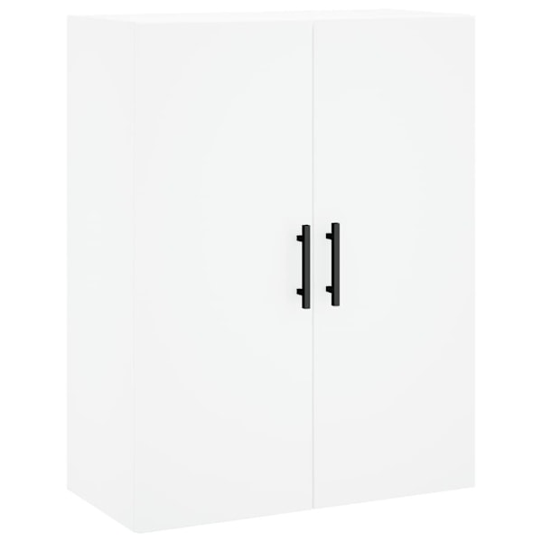 vidaXL Högskåp vit 69,5x34x180 cm konstruerat trä Vit
