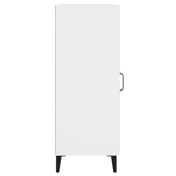vidaXL Skänk vit 34,5x34x90 cm konstruerat trä Vit