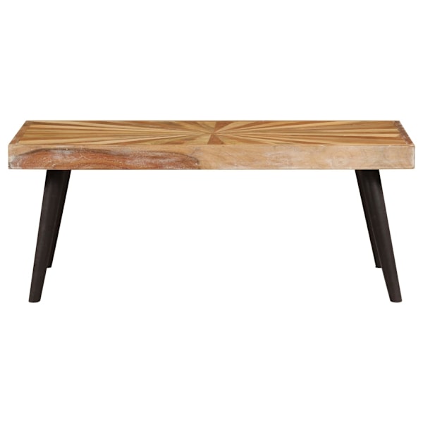 vidaXL Soffbord massivt mangoträ 90x55x36 cm Brun