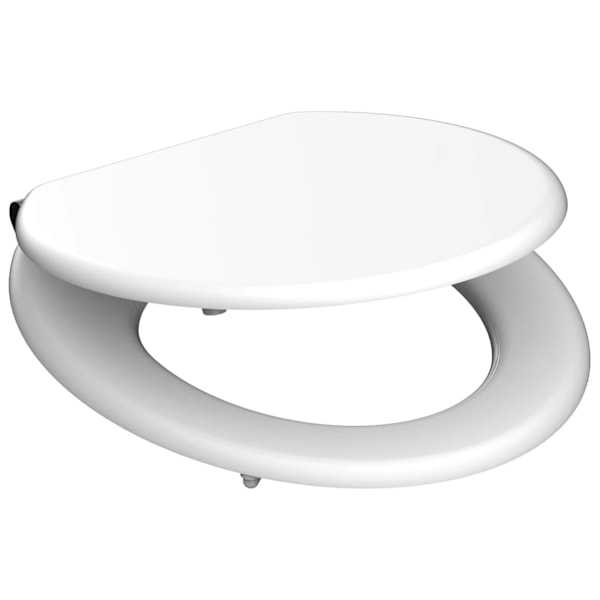 SCHÜTTE Toalettsits med mjuk stängning SPIRIT WHITE matt vit Vit