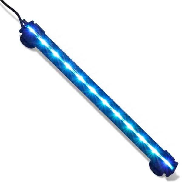 vidaXL Dränkbar akvariumlampa med bubblor RGB LED 32 cm