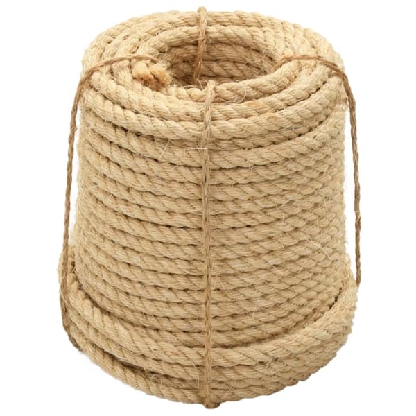 vidaXL Rep 100% sisal 14 mm 100 m Brun