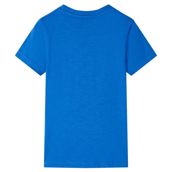 vidaXL T-shirt för barn blå 128 Blå