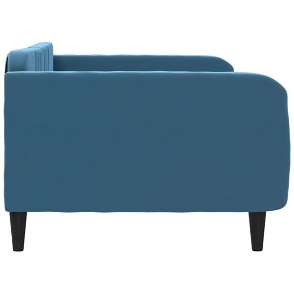 vidaXL Dagbädd blå 100x200 cm sammet Blå