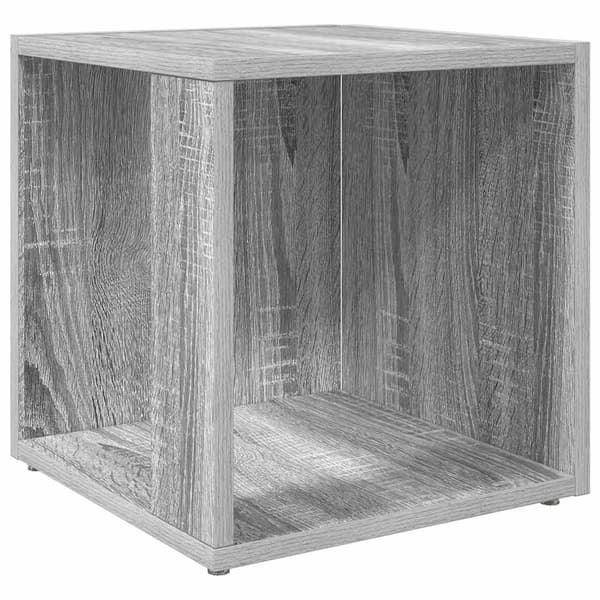 vidaXL Sidobord 33 x 33 x 34 cm Engineered Wood Grå Sonoma Grå