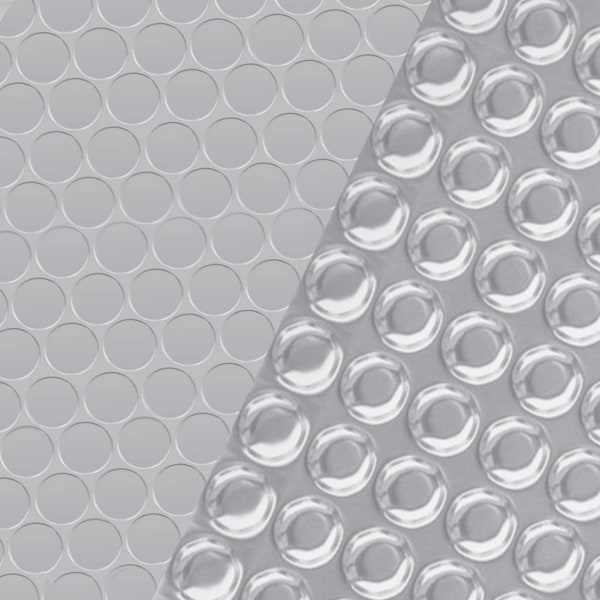 vidaXL Poolskydd silver 300 cm PE Silver