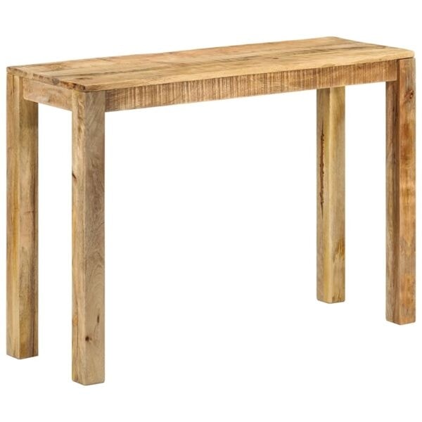 vidaXL Avlastningsbord 110x35x76 cm grovt mangoträ Brun