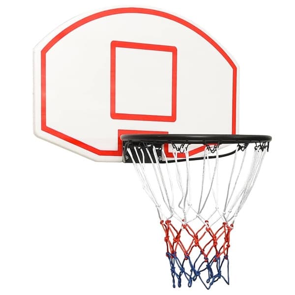 vidaXL Basketplatta vit 71x45x2 cm polyeten Vit