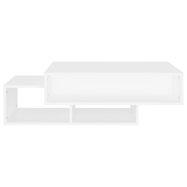 vidaXL Soffbord vit 105x55x32 cm konstruerat trä Vit