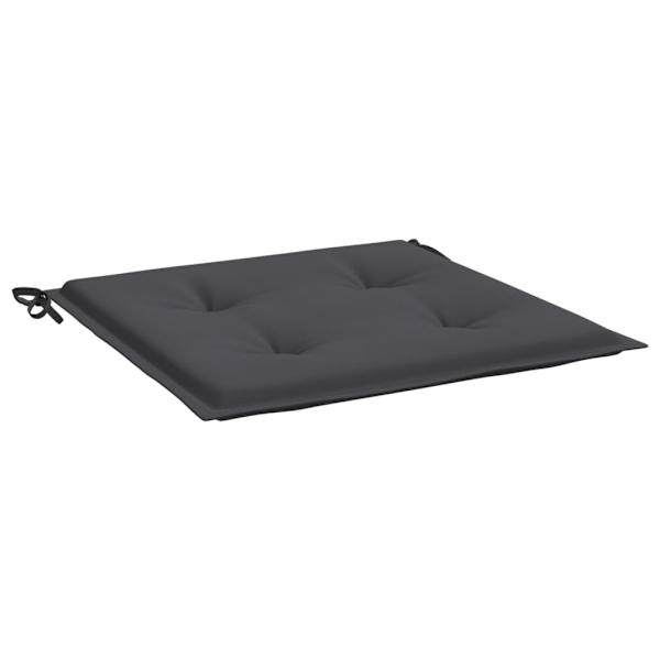 vidaXL Stolsdynor 4 st antracit 50x50x4 cm oxfordtyg Antracit