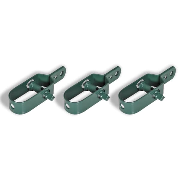 vidaXL Stängsel set 0,8x25 m mossgrön Grön
