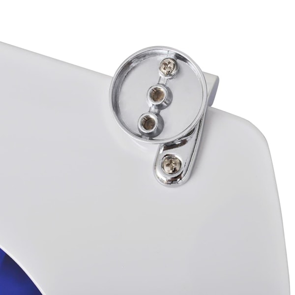 vidaXL Toalettsitsar med lock 2 st MDF delfiner multifärg