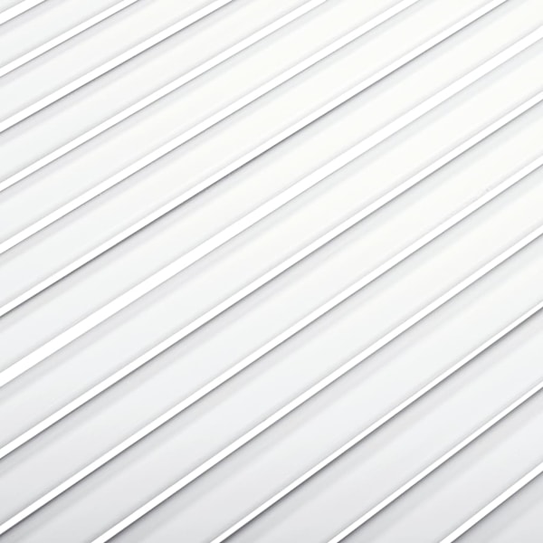 vidaXL Skåpluckor lamelldesign 4 st vit 99,3x49,4 cm massiv furu Vit