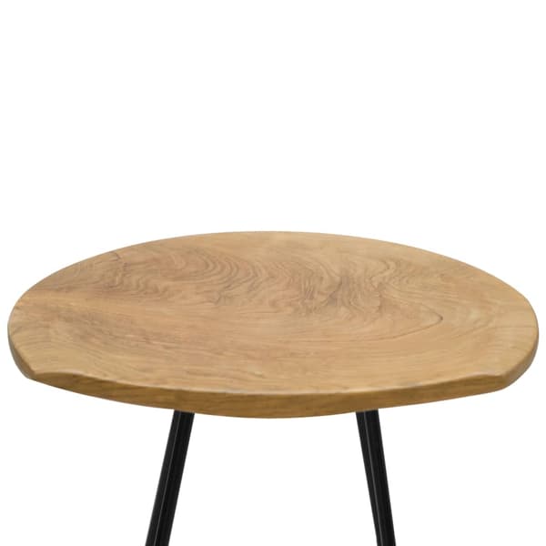 vidaXL Pallar 2 st massiv teak Brun